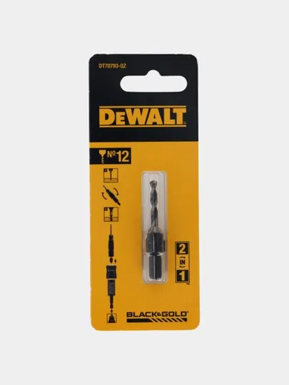 Пилотное сверло с зенкером DeWALT "Flip&Drive" для шурупов толщиной 6 мм DT70793-QZ