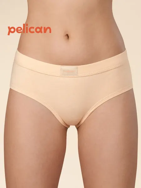 Pelican Трусы женские спортивные слипы с низкой посадкой хлопок