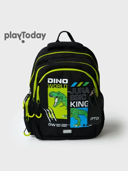 PlayToday Рюкзак ортопедический школьный детский с динозавром
