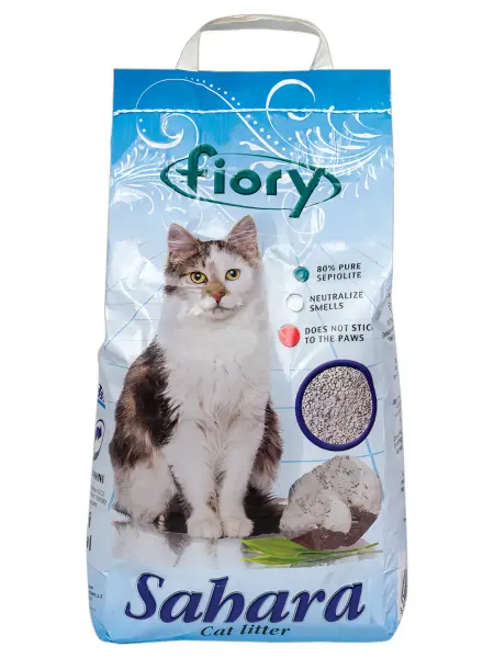 Fiory Наполнитель для кошек "Сахара" Натуральный 10 л 6.6 кг