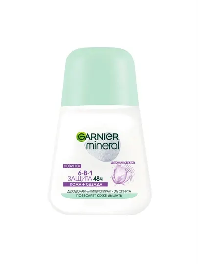 Дезодорант ролик Garnier женский защита 6 50мл