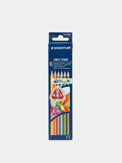 Карандаши цветные Staedtler Mars GMBH, 6 цветов