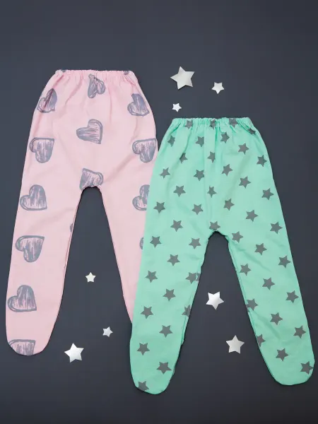 Cotton for children Ползунки для новорожденных и малышей, 2 шт