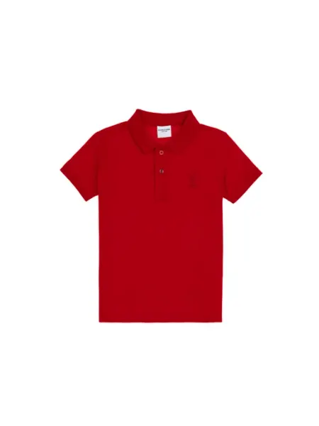 U.S. Polo Assn. Футболка-поло однотонная