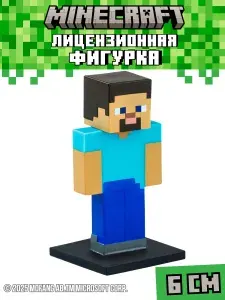 Коллекционная фигурка Майнкрафт / топпер Minecraft, 1 шт. 6 см