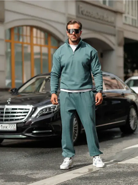 URBAN smartwear Спортивный костюм в рубчик в стиле спорт-шик