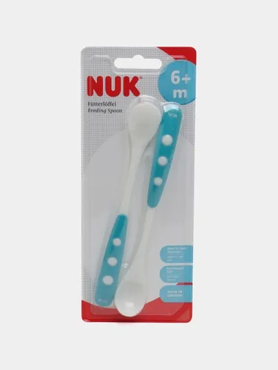 Ложка для кормления NUK от 6 месяцев, 2 шт