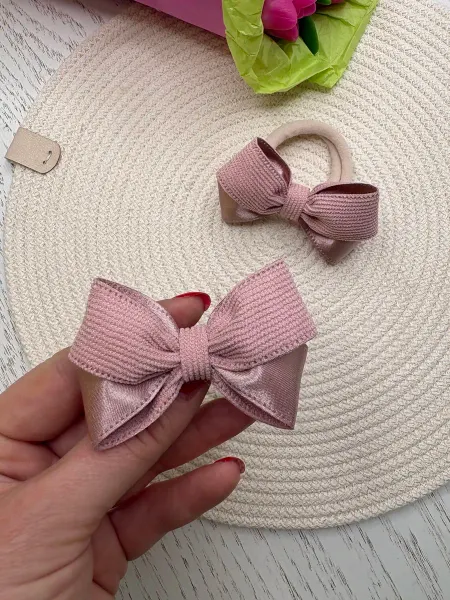 Бантики из вельвета