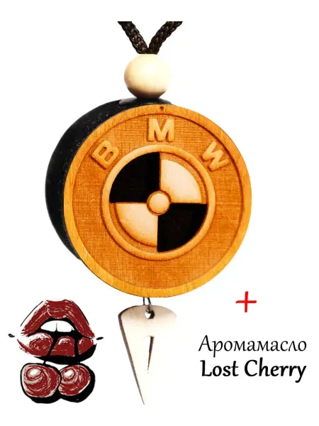 Аромасентир Подвеска-диск дерево BMW, аромат Lost Cherry