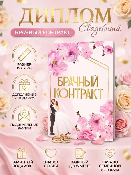 Филькина грамота Диплом открытка Брачный контракт