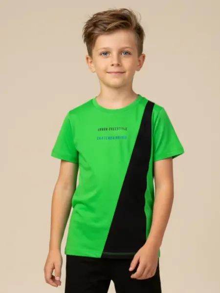 ИНОВО Футболка с принтом 6-12 лет трикотажная