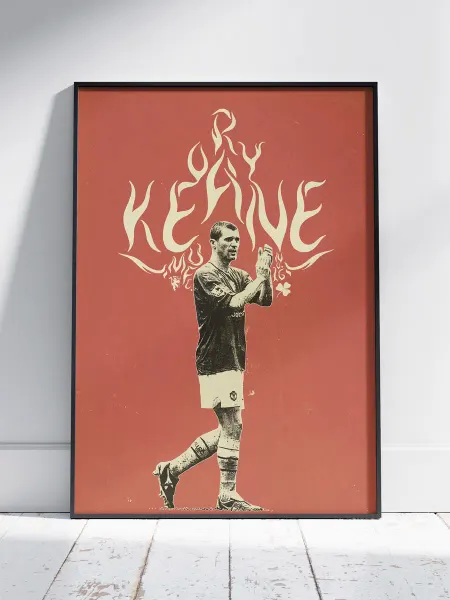 HEAVEN POSTER Плакат Капитаны Футбол (Рой Кин - Roy Keane 2) A3 42x30 см