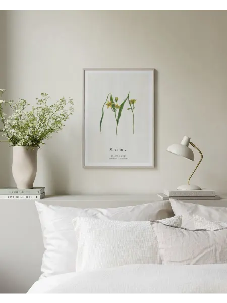 Onllyart Постер 21x30 Ботаническое письмо m личное