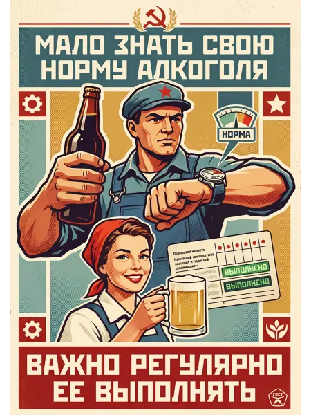 Юмористический постер (АгитацияМотивация) П11 27
