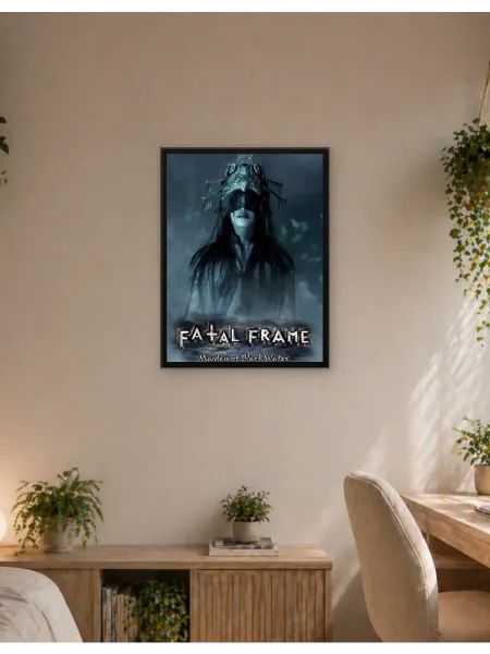 Postersbase Постер Роковая рамка Дева Черной Воды игровой арт 30x40