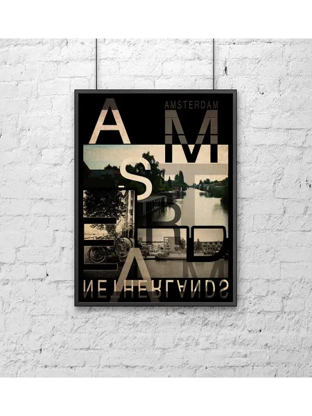 Poster Mall Постер на стену Города - Амстердам 30х40