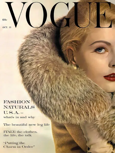 Poster Mall Постер на стену Ретро обложка журнала Vogue USA 40х50