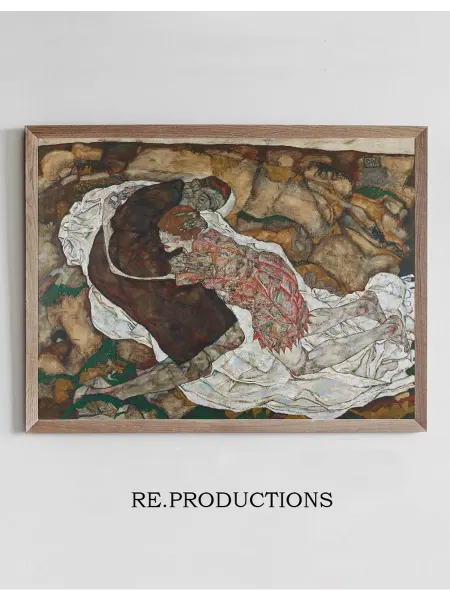 Re.productions Постер Death and girl - Egon Schiele