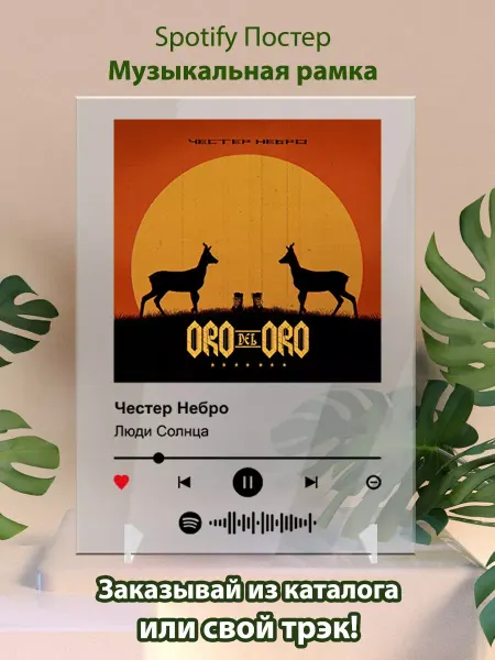 Arthata Spotify Постер spotify Честер Небро - Люди Солнца