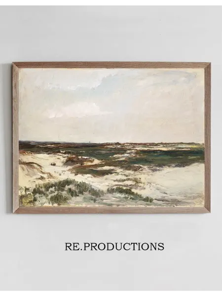 Re.productions Постер The Dunes at Camiers - Charles François Daubigny