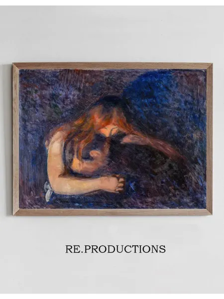 Re.productions Постер The Vampire - Edvard Munch