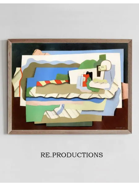 Re.productions Постер Reclining girl - Georges Valmier