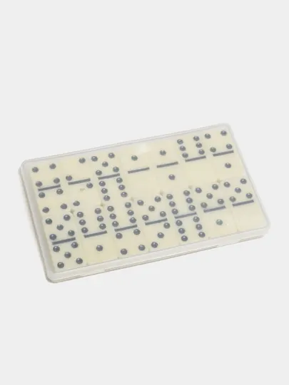 Домино, классическая игра, в пластиковой коробке, 6+, Китай