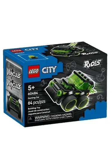 Конструктор LEGO City Крутые тачки: Гоночный автомобиль для гейминга, возраст от 6+, 60484