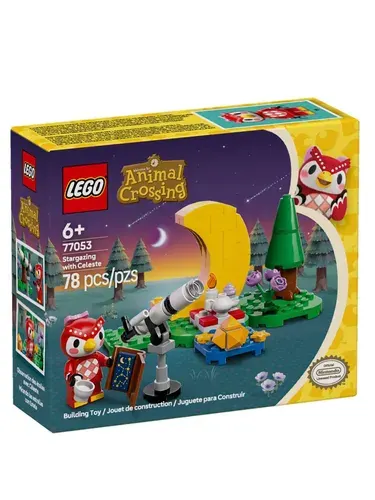 Конструктор LEGO ANIMAL CROSSING Любуемся звездами вместе с Селестой, 78 деталей, 6+, 77053