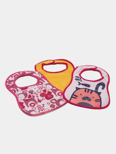 Нагрудники Chicco Easy Meal, 6м+, 3 шт