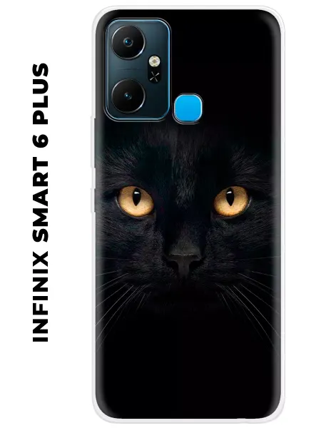 NOOTO Чехол на INFINIX SMART 6+ кошачьи глаза