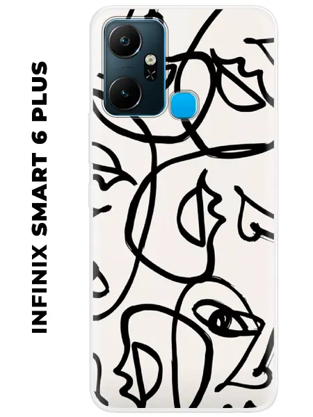 NOOTO Чехол на INFINIX SMART 6+ узор