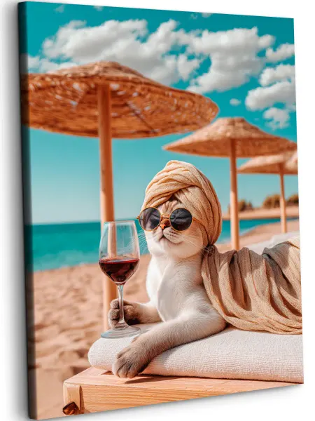 Art on Canvas Мальдивы Картина по номерам на холсте 40х50 см