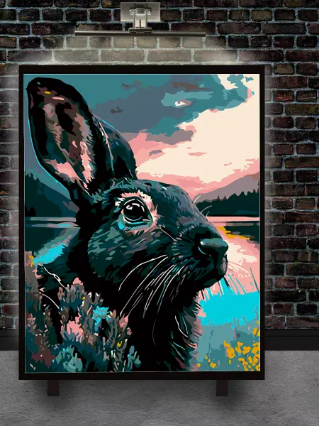 YOU CAN ART Картина по номерам заяц