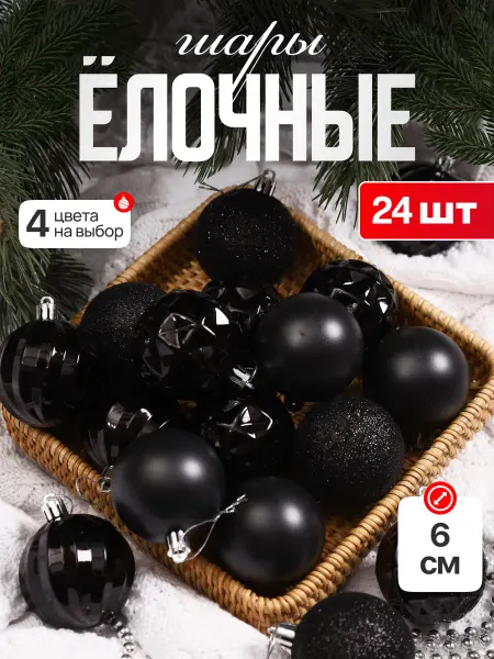 Новогодний набор елочных игрушек