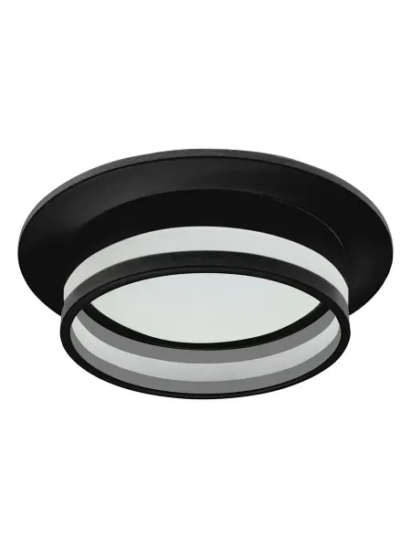 Feron Светильник встраиваемый DL502 LUNA GX53 черный круг