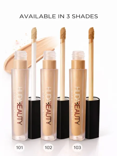 Консилер для лица и глаз, корректор Huda, 5 г, 101, 102, 103