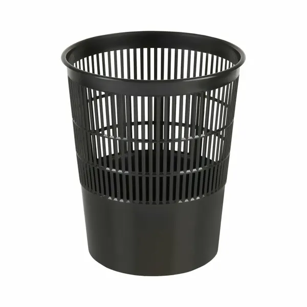 Офисная корзина Luscan 14 л, пластик, черная 1623212