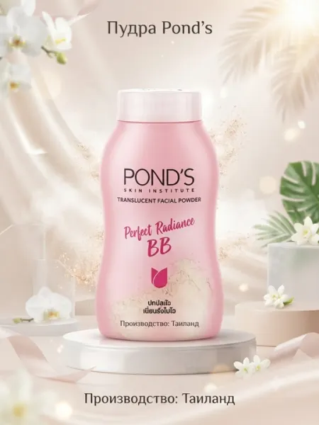 Транслюцентная пудра для лица Pond’s, матирующая с тональным эффектом, 45g