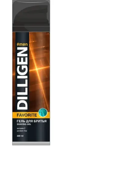 DILLIGEN Гель для бритья Favorite, 200 мл