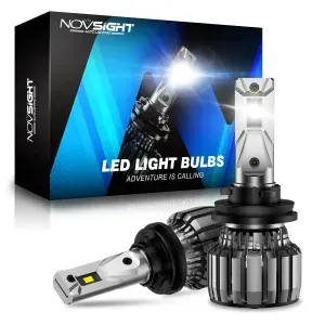 Светодиодная автомобильная LED лампа Novsight модель N71, цоколь H11 - 60Вт (2 шт) 6500К яркий свет