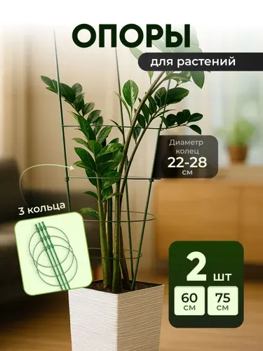 Опоры для растений и цветов 60см и 75см Birdhouse, набор 2шт