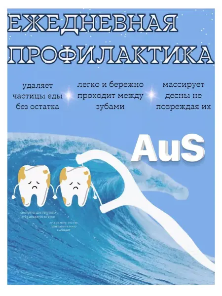 AuS Зубочистка с зубной нитью пластиковые флоссеры одноразовые