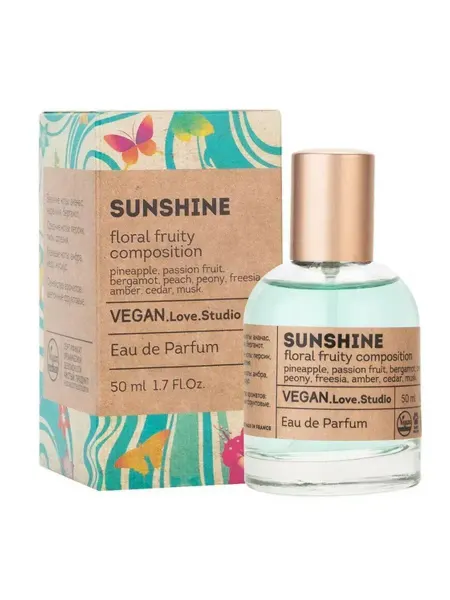 VEGAN Love Studio Женская парфюмерная вода Sunshine, 50 мл