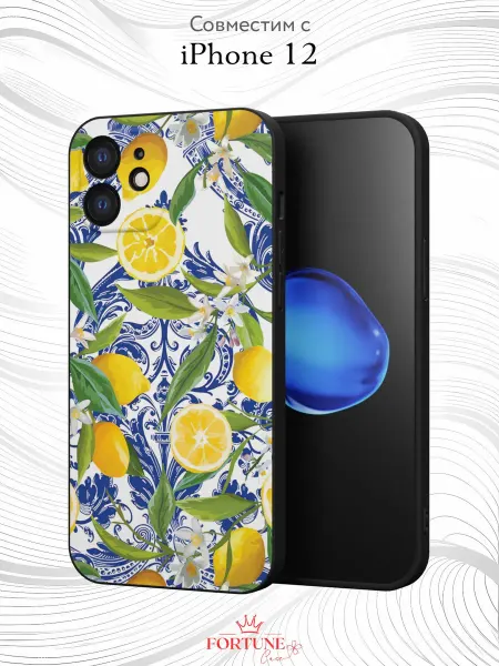 Fortune Case Чехол на Apple iPhone 12 с принтом Лимоны
