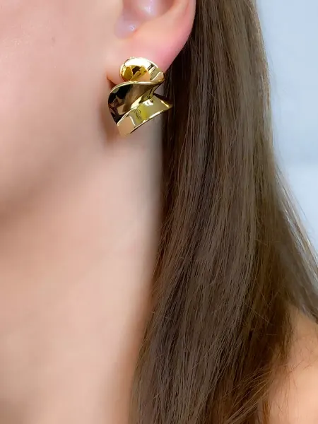 ROHINI accessories Серьги волна