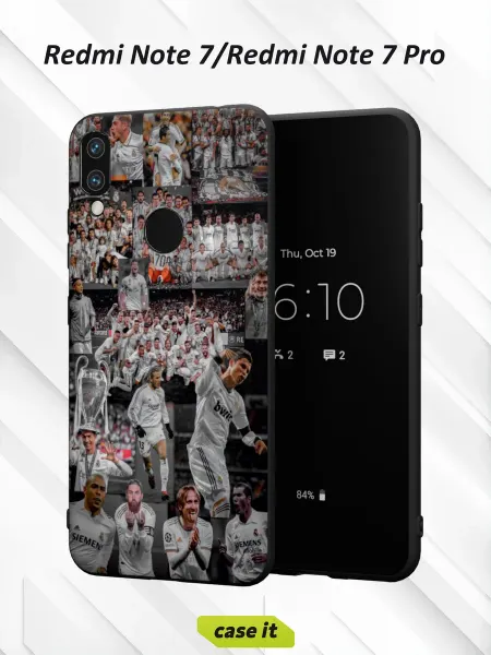 Case it Чехол на Redmi Note 7с принтом Реал Мадрид