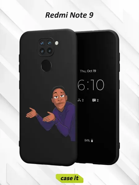 Case it Чехол на Redmi Note 9с принтом Хаби Лейма