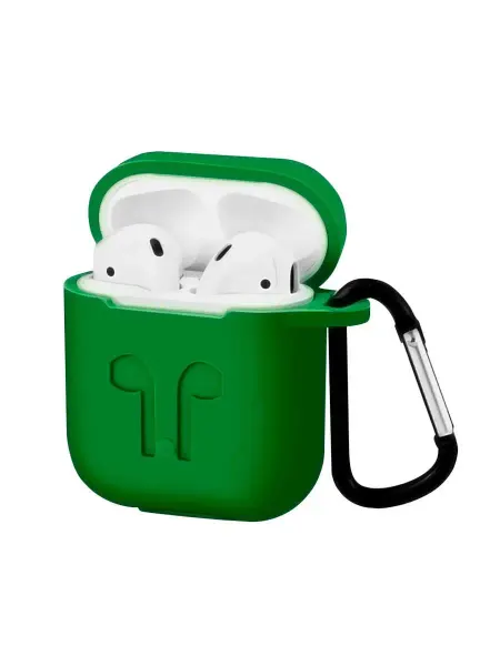 ESQI Чехол на наушники Airpods 1 Airpods 2 с карабином