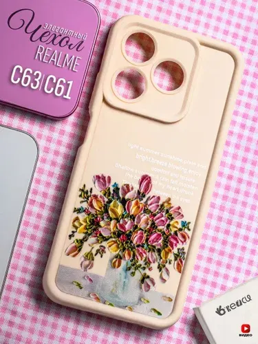 Чехол на Realme C63/C61/Note 60 с принтом